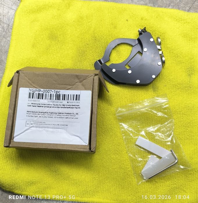 Tempomat motocyklowy.