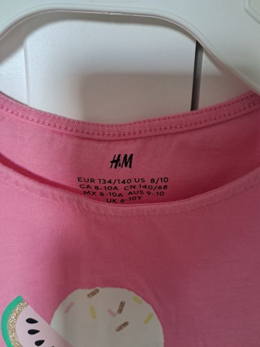 Koszulka H&M roz.134/140 dzieeczynka