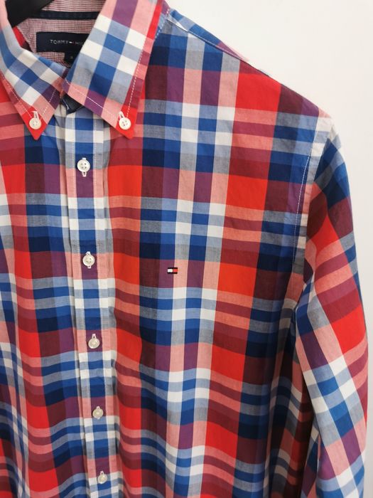 Tommy Hilfiger koszula męska logowana bawełniana S