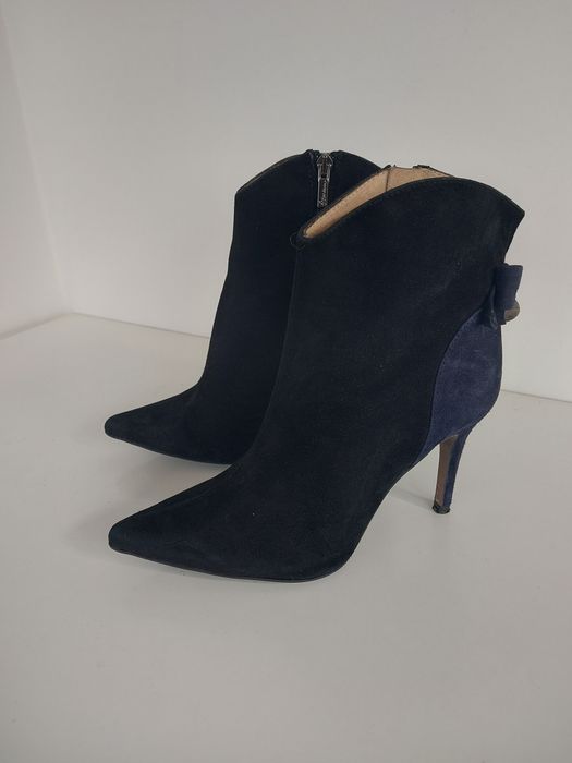 Buty damskie botki skórzane Marian w rozmiarze 38