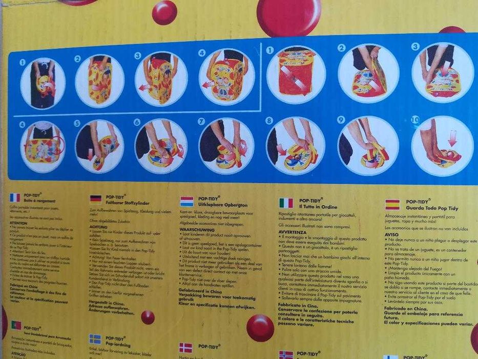 Cesto Arrumação Noddy (5 euros cada se comprar 12 unidades)