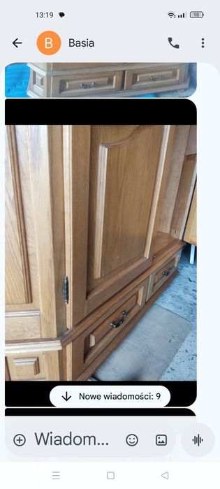 Stara szafa drewniana