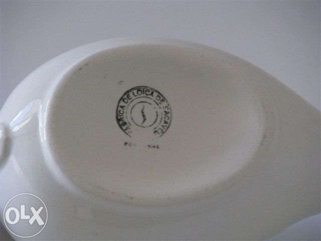 Bule de acamados antigo da Fáb. de Loiça de Sacavém, Gilman & Cta