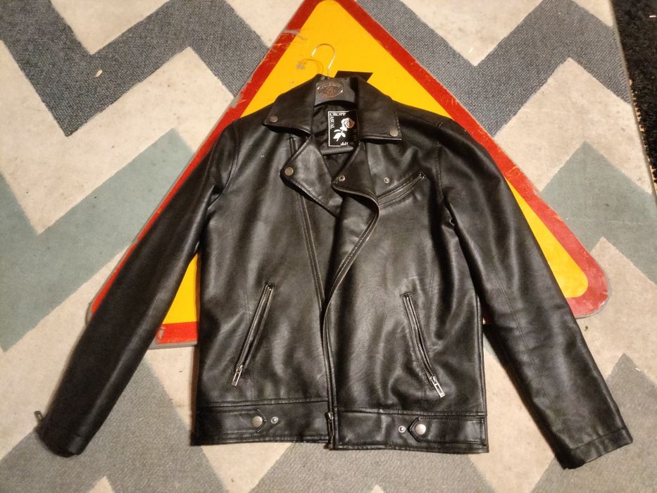 Kurtka skórzana croop skóra Ramoneska czarnal