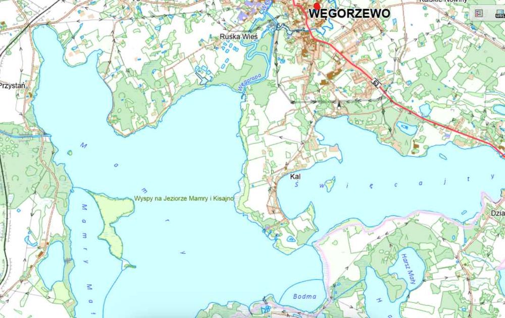 Działka inwestycyjna Węgorzewo - Widok 2
