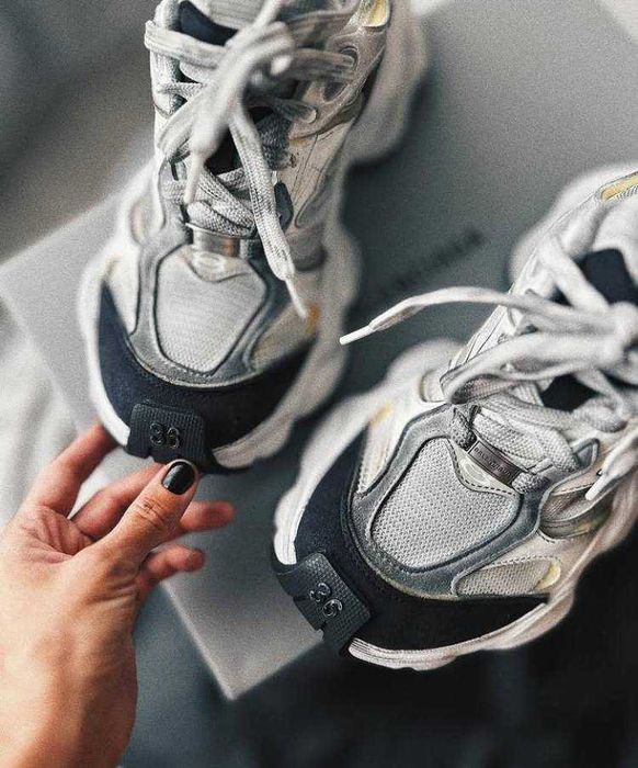 (БЕЗ ПЕРЕДОПЛАТИ)Balenciaga Cargo баленсіага карго білі сірі