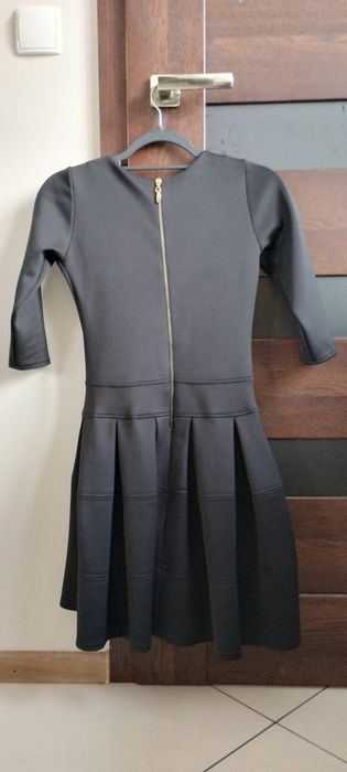 Elegancka czarna sukienka S
