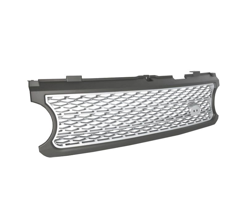 GRELHA FRONTAL RANGE ROVER VOGUE 06-09 LOOK SVA AUTOBIOGRAPHY CROMADA CINZA