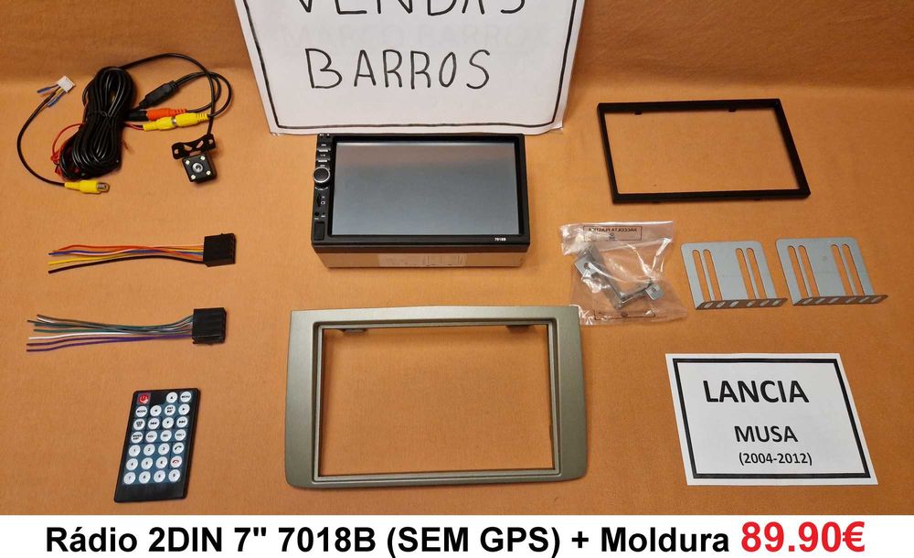 (NOVO) Rádio 2DIN • LANCIA Musa • Delta • Android [4+64GB] GPS