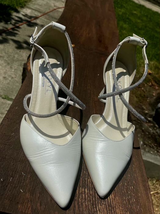 Buty ślubne skórzane KOTYL  r. 39