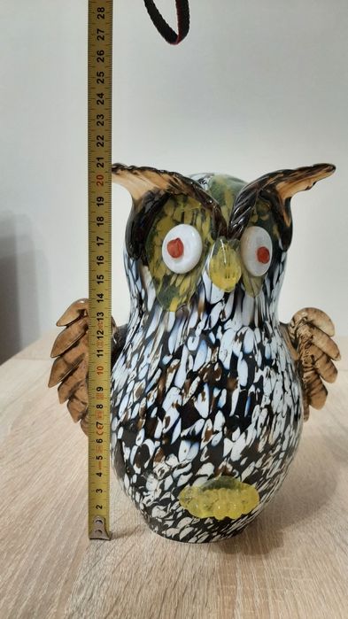 Figurka Szklana Sowa