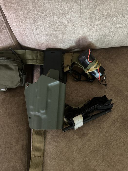 Cinto tactico Airsoft + Kimera + acessorios