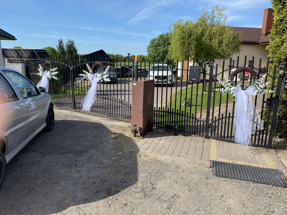 Ozdoba na bramę ślub 3 szt