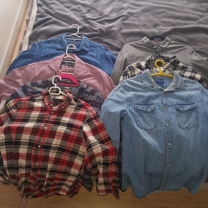 Koszula Zara x6 M stan bardzo dobry okazja