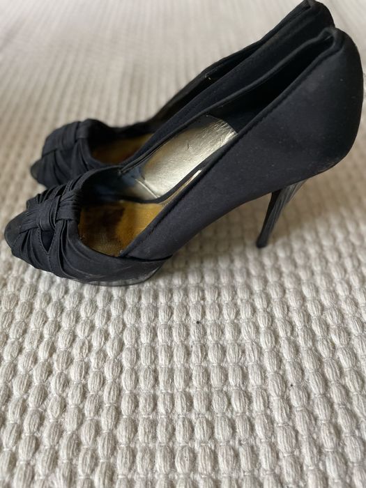 szpilki Zara 41 czarne 12 cm obcas