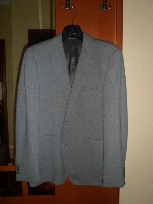 blaser para homem novo com etiqueta cor cinza