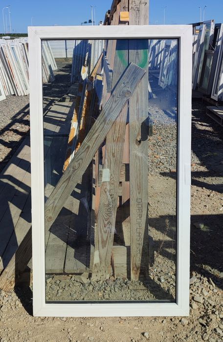 OKNA KacprzaK Witryna 78X145 FIX Używany PCV Plastikowy Lider Okna OLX