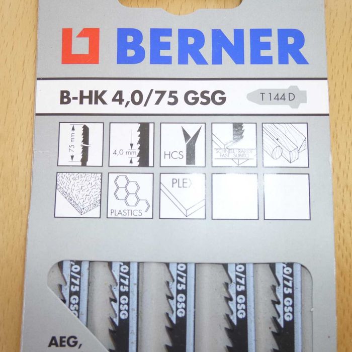 5 lâminas de serra tico-tico em qualidade superior.