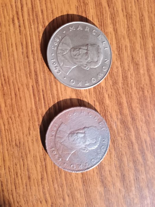 20 zł złotych1976 Marceli Nowotko BZM bez znaku MENNICZY