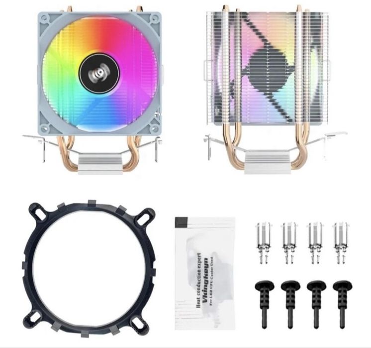 Chłodzenie Procesora RGB Radiator Aigo Ice 200 Pro 95W Nowe + pasta