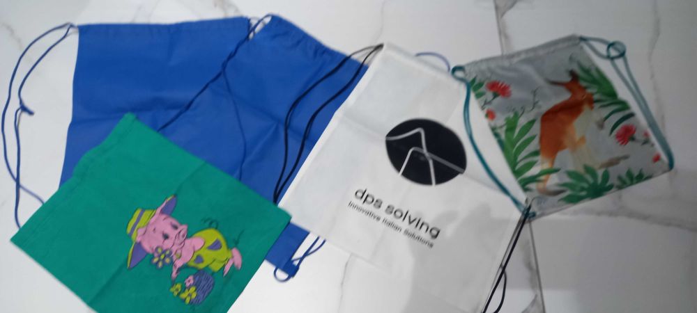 Worki  miękkie  na plecy różne