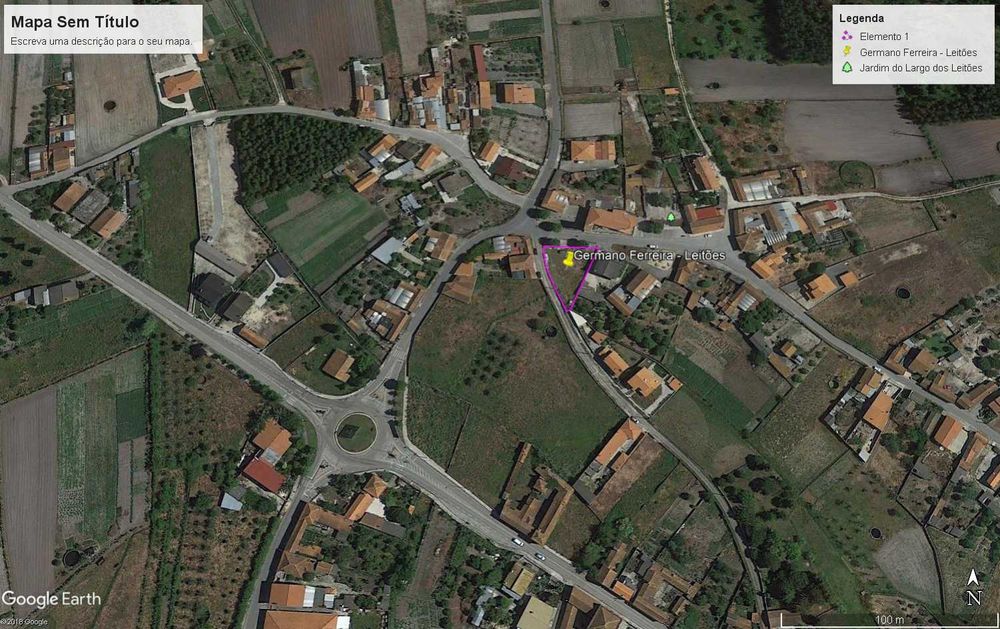 Lote para construção moradia em Leitões