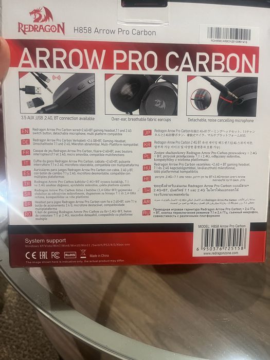 Zupełnie nowe słuchawki Redragon H 858pełna gwarancja