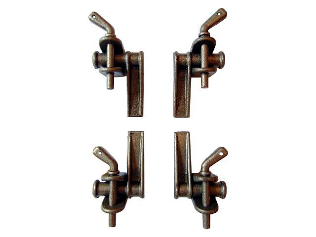 Zawias burty górny + dolny fi 16 - zestaw 4szt