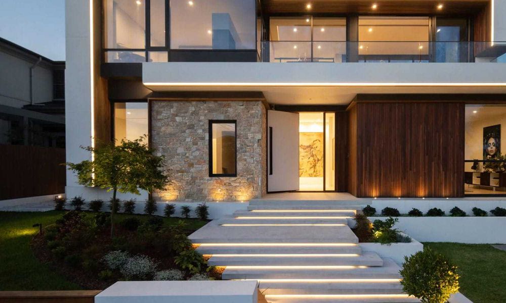 Lewitujące schody betonowe | beton architektoniczny | schody ogrodowe