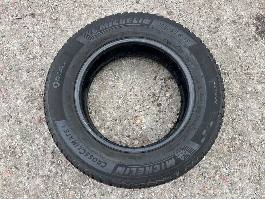 2x opony całoroczne MICHELIN CrossClimate 2 195/65R15 95V 5,8 mm 2022r