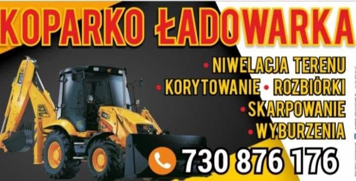 Usługi koparko-ładowarką