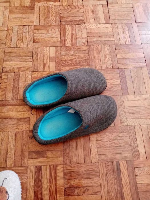 RockDove Pantufas de dois tons e espuma viscoelástica para homem