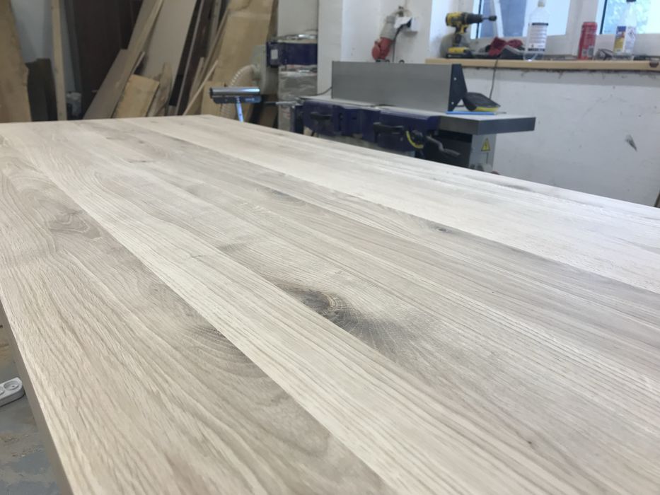 Dębowy blat drewniany