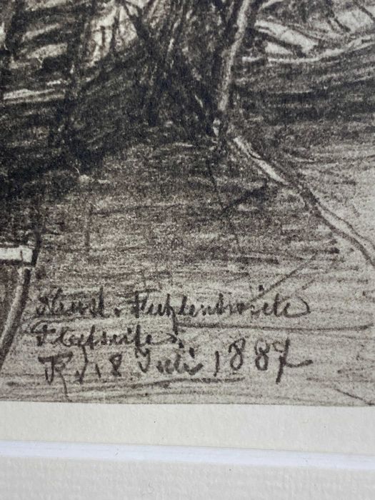 Piękna Grafika z 1887r