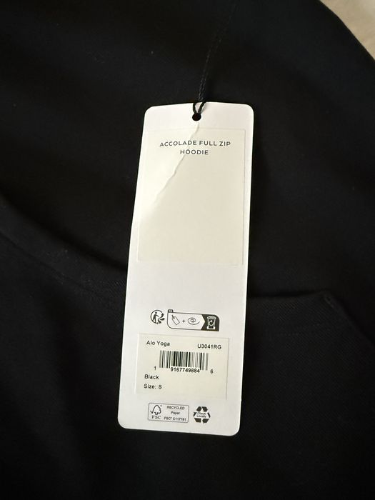 Alo Yoga ACCOLADE FULL ZIP HOODIE (оригінал, нова, з бірками)