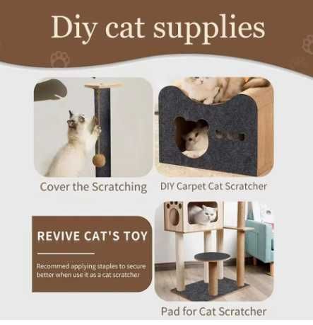 Tapete adesivo para gato aranhar