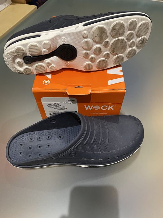 Socas hospitalares Wock Clog 03 azul marinho s/tira - Tam.45/46