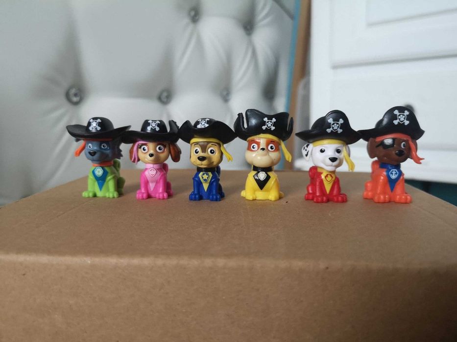 PSI patrol komplet zestaw figurek Miami pieski piraci Marshall Chase