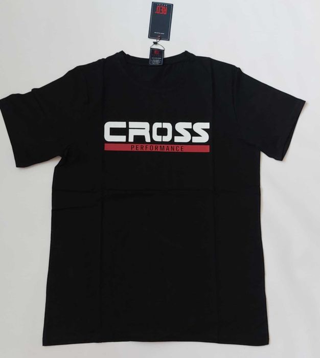 T-Shirt męski Koszulka męska bawełna z elastanem RED SPORT 1027 Roz. L