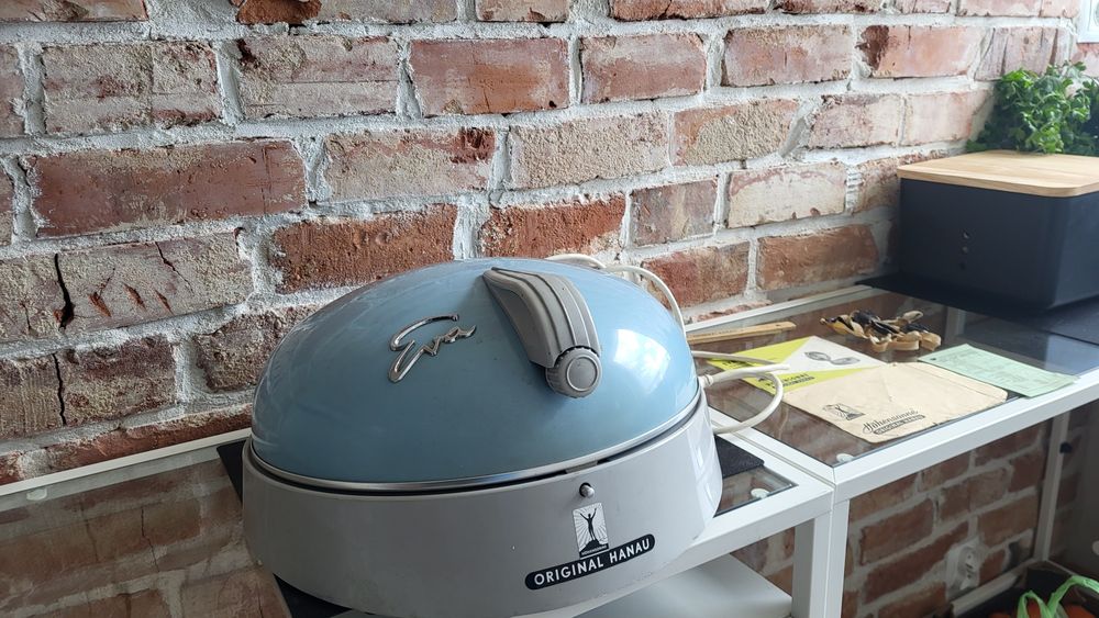 Stara oryginalna lampa medyczna kwarcowa Hanau Eva