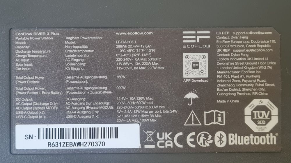 Зарядна станція EcoFlow RIVER 3 Plus EU