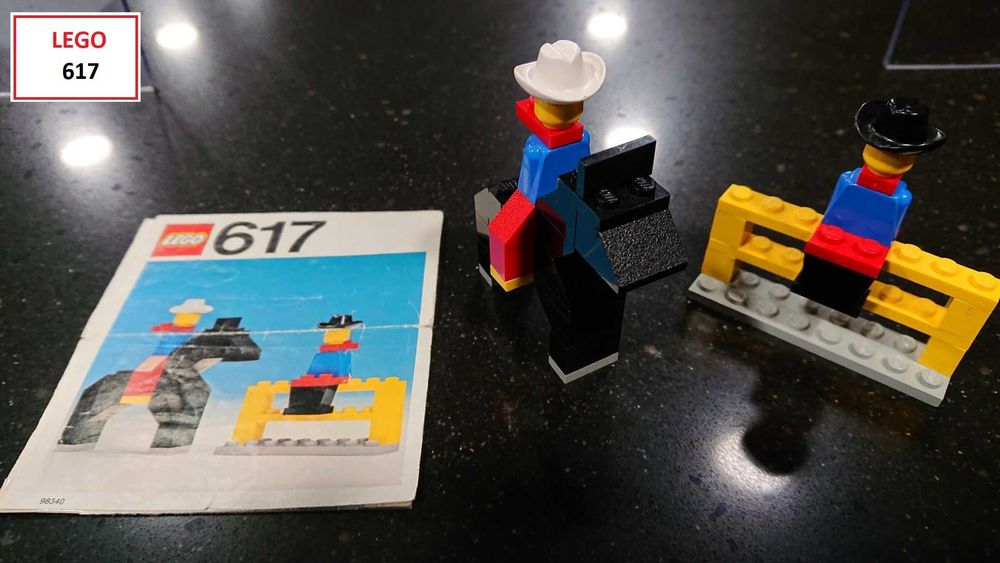 LEGO Anos 70:  697; 1611; 696; 690; 613; 612; 617