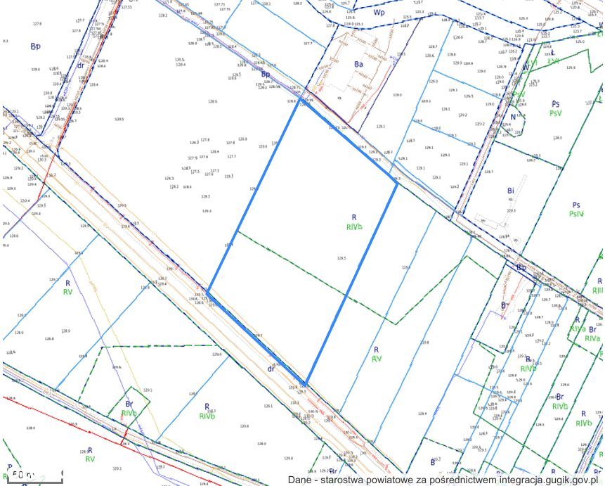 Działka inwestycyjna 22622 m², 55-200 Stanowice