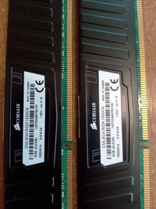 ІГРОВА пам'ять ДДР3 8 ГБ DDR3 8Gb (4гб+4gb) 1600 MHz з радіатором