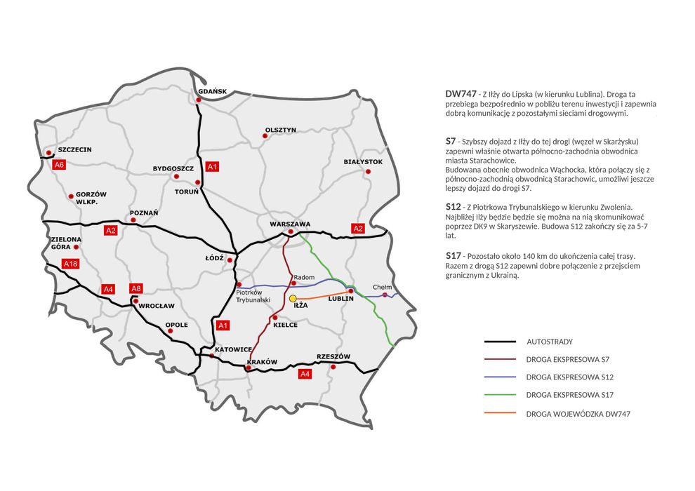 Nowoczesna hala od 2000 m² do wynajęcia – magazyn/produkcja Iłża, DK9