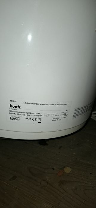 Termoacumulador Kunft 80L