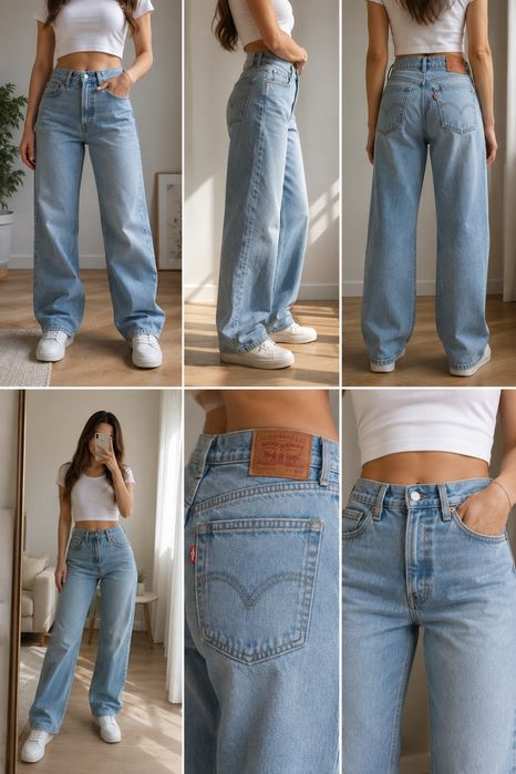 NOWE Dżinsy Levi's Ribcage Straight W30 L29 Stan Idealny