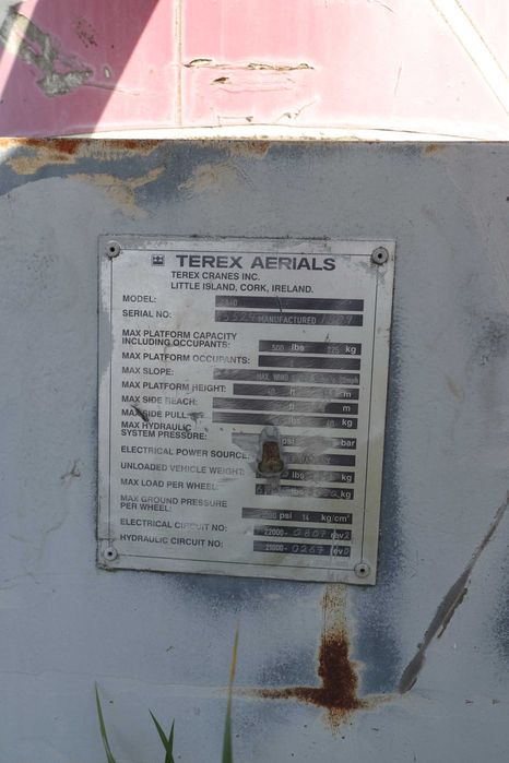podnośnik koszowy Terex TA40