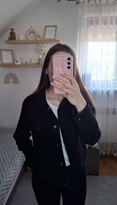 Kurtka jeansowa czarna