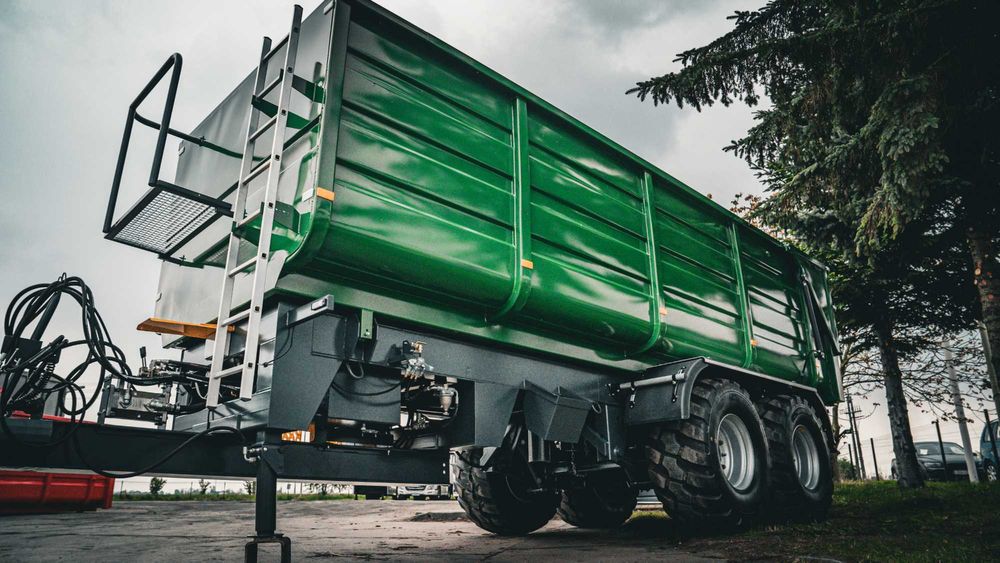 Przyczepa Skorupowa Tandem 23m3(18t)FINANSOWANIE, promocja nawóz BISON